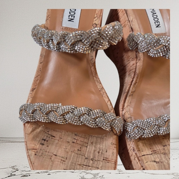 Steve Madden Dayna Wedge Sandals Size 6 - Picture 2 of 9